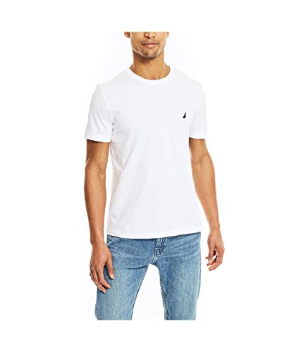 Nautica Herren J-Klasse T-Shirt, Bright White, Mittel von Nautica