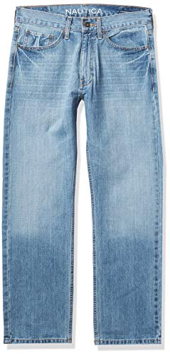 Nautica Herren Rlxd Hatchrlxd LT Jeans, Hokline Blau, 40W / 32L von Nautica