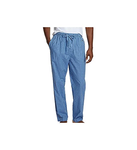 Nautica Herren Schlafanzughose aus 100% weicher Baumwolle, elastischer Bund Pyjamaunterteile, Blau (French Blue), X-Large von Nautica