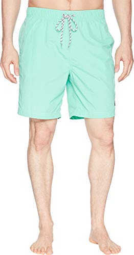Nautica Herren Solid Quick Dry Classic Logo Swim Trunk Badehose, Mint Spring, XX-Large von Nautica