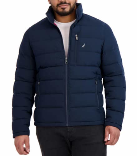 Nautica Herren Steppjacke Puffer Jacke S, blau, M von Nautica