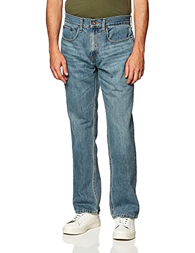 Nautica Herren Straight Fit Jeans, Rocky Point Blue, 38W / 32L von Nautica Jeans