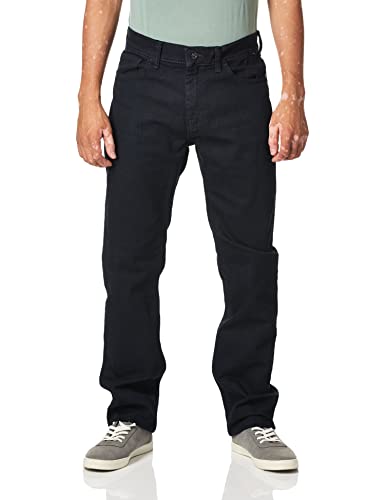 Nautica Men's 5 Pocket Straight Fit Stretch Jean, Pure Dark Pacific Wash, 42W 34L von Nautica