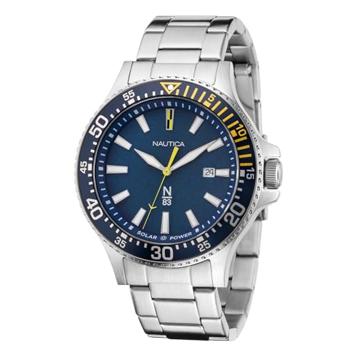 Nautica N83 Men's N83 Cocoa Beach Stainless Steel Bracelet Watch (Model: NAPCBF206) von Nautica