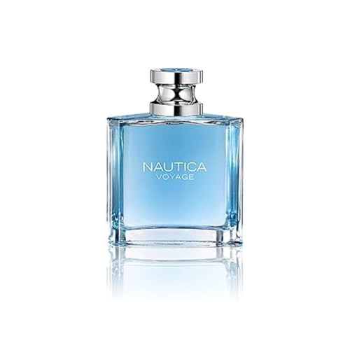 Nautica Voyage Eau de Toilette 100 ml, Noten von Apfel, Zeder und Mimose, Herrenduft, langanhaltend, ein Duft für jeden Tag von Nautica