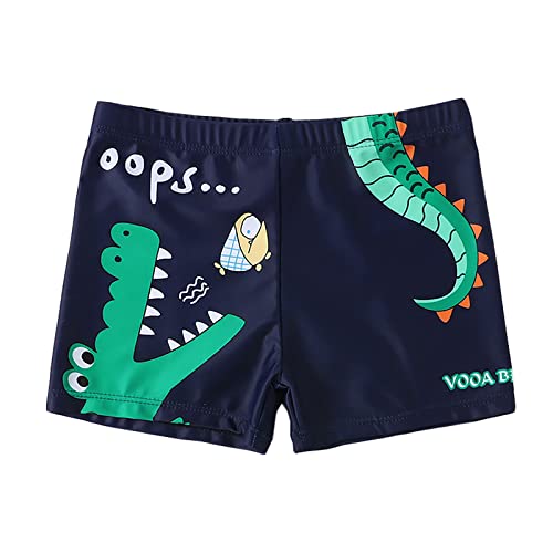 NautySaurs Jungen Badehose 2-11 Jahre Baby Jungen Bademode Kinder Badeshorts mit Cartoon Dinosaurier, Krokodil, 2-3 Jahre von NautySaurs