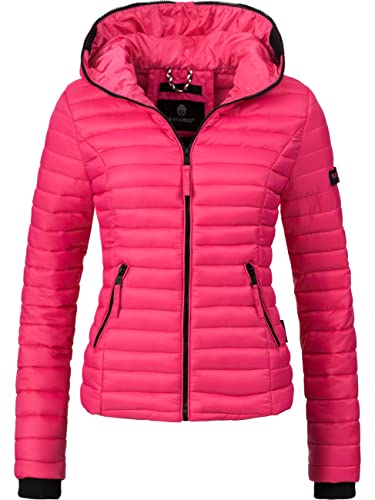 Navahoo Damen Damen leichte Übergangsjacke Steppjacke mit Kapuze Kimuk Hellpink Gr. XL von Navahoo