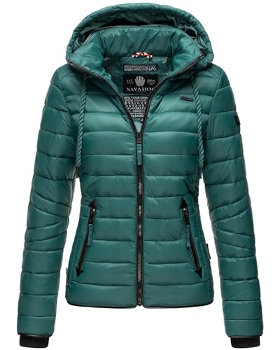 Navahoo Damen Jacke Steppjacke Übergangsjacke gesteppt Stepp Frühjahr B650 [B650-Lulana-O.-Green-Gr.S] von Navahoo