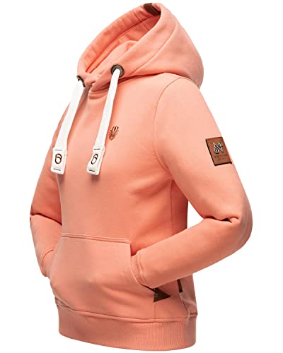 Navahoo Damen Kapuzenpullover Hoodie Sweatshirt Damlaa Apricot2 Gr. S von Navahoo