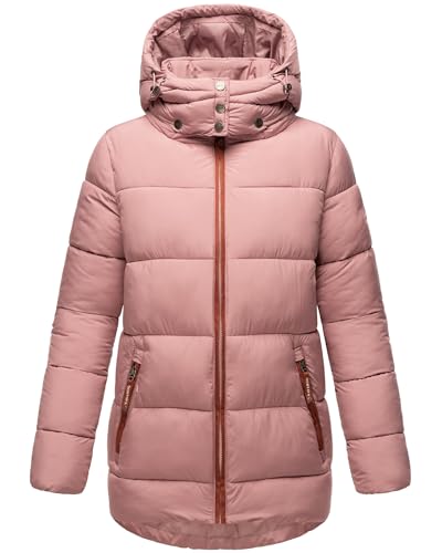 Navahoo Damen Kurze Winterjacke Steppjacke warm mit Abnehmbarer Kapuze Wattewölkchen Dark Rose Gr. M Navahoo Damen Kurze Winterjacke Steppjacke warm mit Abnehmbarer Kapuze Wattewölkchen Dark Rose Gr. M von Navahoo