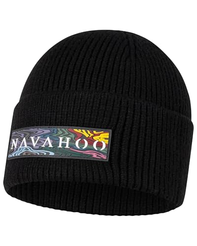 Navahoo Damen Mütze Strickmütze Beanie Keksmagie 14 Black Gr. M von Navahoo