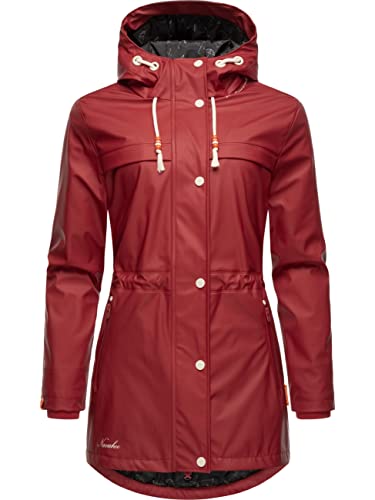 Navahoo Damen Regenmantel Rainy Forest Blood Red Gr. S von Navahoo