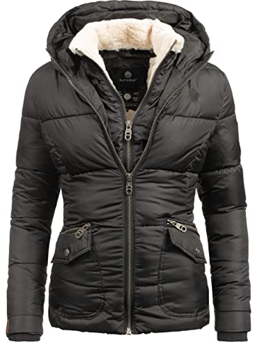 Navahoo Damen Winterjacke Steppjacke Megan Schwarz Gr. S von Navahoo