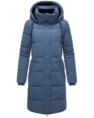 Navahoo Damen Steppmantel warm Wintermantel mit hohem Kragen und abnehmbarer Kapuze Wintertanz 14 Dusty Blue Gr. XXL Navahoo Damen Steppmantel warm Wintermantel mit hohem Kragen und abnehmbarer Kapuze Wintertanz 14 Dusty Blue Gr. XXL von Navahoo