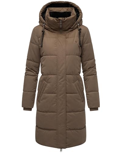 Navahoo Damen Steppmantel warm Wintermantel mit hohem Kragen und abnehmbarer Kapuze Wintertanz 14 Stone Brown Gr. XXL Navahoo Damen Steppmantel warm Wintermantel mit hohem Kragen und abnehmbarer Kapuze Wintertanz 14 Stone Brown Gr. XXL von Navahoo