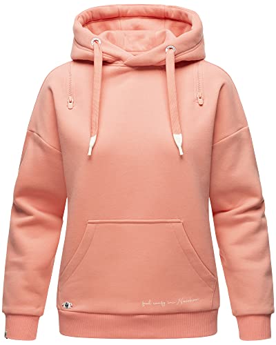 Navahoo Damen Sweatshirt Kapuzenpullover Hoodie ZUCKERBÄRCHEN XS-XL 5 Farben (XS, Apricot) von Navahoo