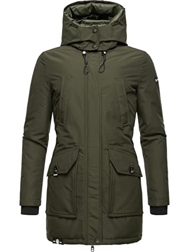 Navahoo Damen Warmer Winter Kurzmantel Blizzardstorm Olive Gr. L Navahoo Damen Warmer Winter Kurzmantel Blizzardstorm Olive Gr. L von Navahoo