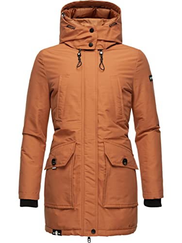 Navahoo Damen Warmer Winter Kurzmantel Blizzardstorm Rusty Cinnamon Gr. S von Navahoo