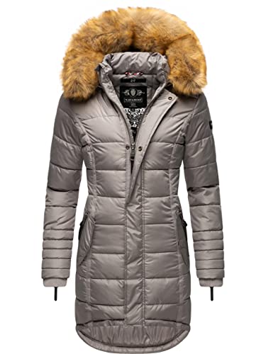 Navahoo Damen Wintermantel Papaya Zinc Grey Gr. L von Navahoo