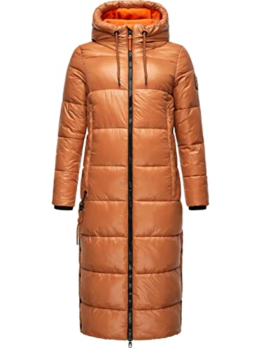 Navahoo Damen Warmer Winter Steppmantel mit Kapuze Schmuseengel Rusty Cinnamon Gr. XXL von Navahoo