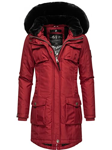 Navahoo Damen Warmer Winterparka Tiniis Blood Red Gr. S von Navahoo