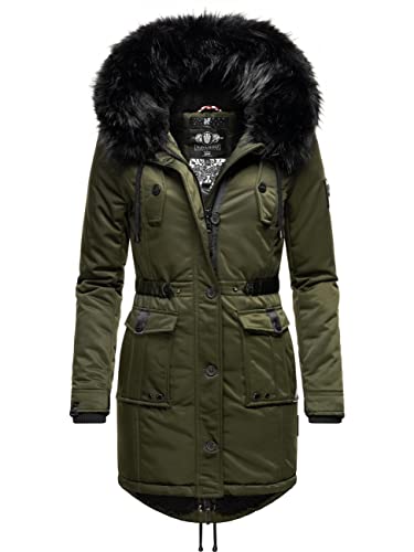 Navahoo Damen Warmer Winterparka mit Kapuze Luluna Prc Olive Gr. XS Navahoo Damen Warmer Winterparka mit Kapuze Luluna Prc Olive Gr. XS von Navahoo