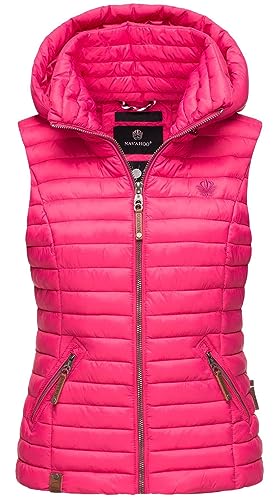 Navahoo Damen Weste Steppweste gesteppt Frühjahr Übergangsweste B696 [B696-Shad-Pink-Gr.XXL] von Navahoo