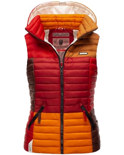 Navahoo Damen Weste Steppweste gesteppt Herbst Frühling Übergangsweste B880 [B880-Shad-Kulti-Autumn-Gr.S] von Navahoo