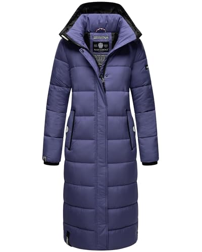 Navahoo Damen Winter Jacke Stepp Mantel B872 [B872-Isal-Blue-Violet-Gr.M] von Navahoo