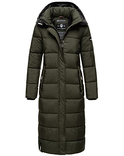 Navahoo Damen Winter Jacke Stepp Mantel B872 [B872-Isal-Dark-Olive-Gr.XXL] von Navahoo