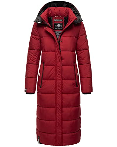 Navahoo Damen Winter Jacke Stepp Mantel B872 [B872-Isal-Dark-Red-Gr.L] von Navahoo