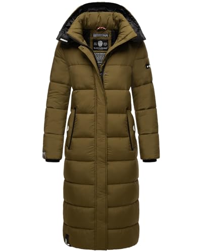 Navahoo Damen Winter Jacke Stepp Mantel B872 [B872-Isal-Millitary-Green-Gr.L] von Navahoo