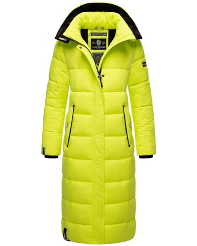 Navahoo Damen Winter Jacke Stepp Mantel B872 [B872-Isal-Neon-Green-Gr.M] von Navahoo