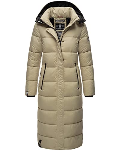 Navahoo Damen Winter Jacke Stepp Mantel B872 [B872-Isal-Pebble-Grey-Gr.M] von Navahoo