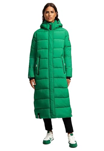 Navahoo Damen Winter Jacke Stepp Mantel B872 [B872-Isal-Smaragd-Green-Gr.XL] von Navahoo