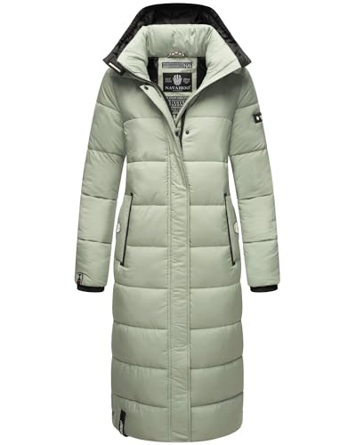 Navahoo Damen Winter Jacke Stepp Mantel B872 [B872-Isal-Smokey-Mint-Gr.S] von Navahoo