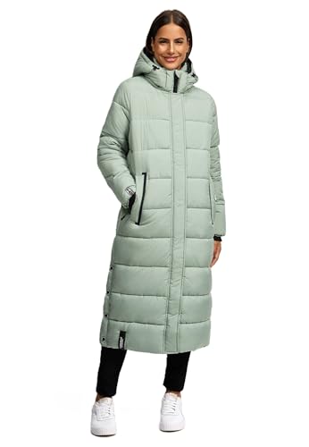 Navahoo Damen Winter Jacke Stepp Mantel B872 [B872-Isal-Smokey-Mint-Gr.XXL] von Navahoo