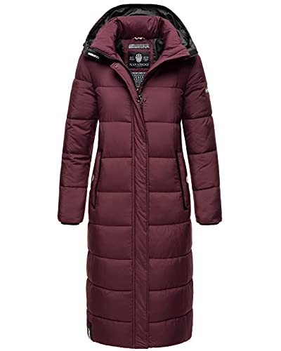 Navahoo Damen Winter Jacke Stepp Mantel B872 [B872-Isal-Weinrot-Gr.M] von Navahoo