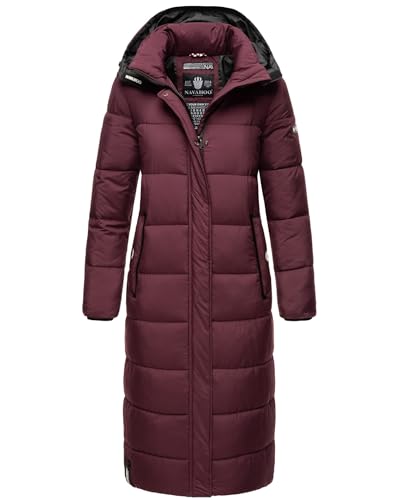 Navahoo Damen Winter Jacke Stepp Mantel B872 [B872-Isal-Weinrot-Gr.M] von Navahoo