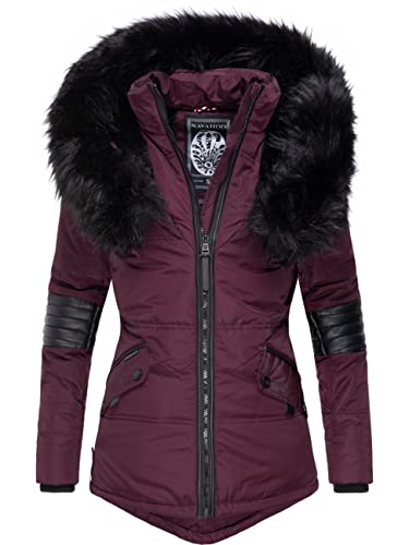 Navahoo Damen Winterjacke Steppjacke Nirvana Weinrot Gr. XS von Navahoo