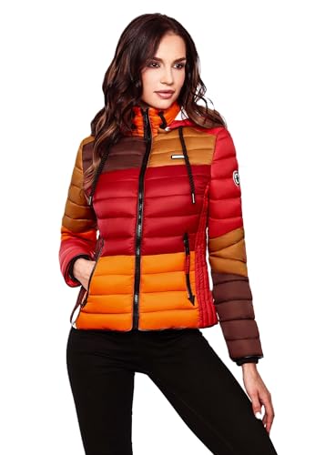 Navahoo Damen Winter Jacke gesteppt Steppjacke B881 [B881-Lulana-Kulti-Autumn-Gr.L] von Navahoo