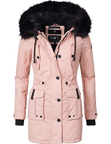 Navahoo Damen Winter Mantel Baumwoll Parka Luluna Rosa Gr. M von Navahoo