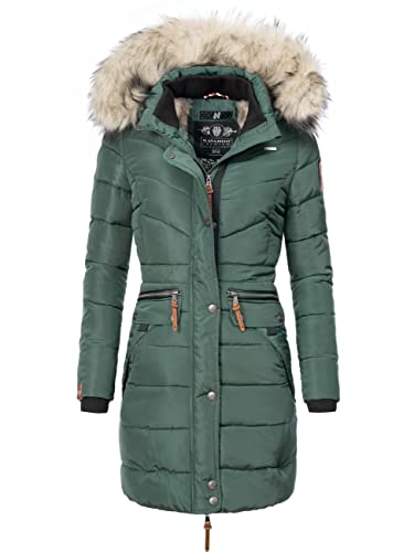 Navahoo Damen Winter Steppmantel Paula Grün Gr. XXL Navahoo Damen Winter Steppmantel Paula Grün Gr. XXL von Navahoo