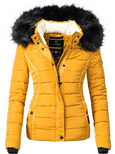 Navahoo Damen Winterjacke Miamor Gelb Gr. XL von Navahoo