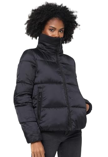 Navahoo Damen Winterjacke Puffer Winter Jacke Steppjacke B971 [B971-Stern-Schwarz-Gr.L] von Navahoo