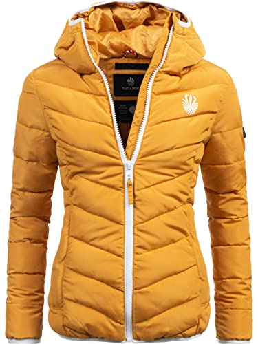 Navahoo Damen Winterjacke Steppjacke Elva Gelb Gr. XXL von Navahoo