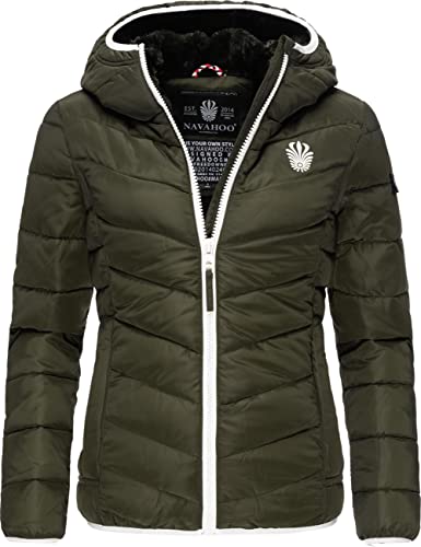 Navahoo Damen Winterjacke Steppjacke Elva Olive Gr. L von Navahoo