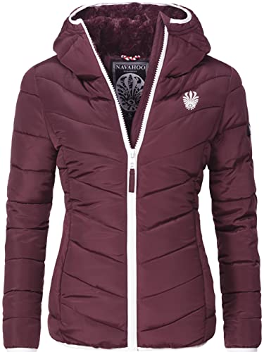 Navahoo Damen Winterjacke Steppjacke Elva Weinrot Gr. XXL von Navahoo