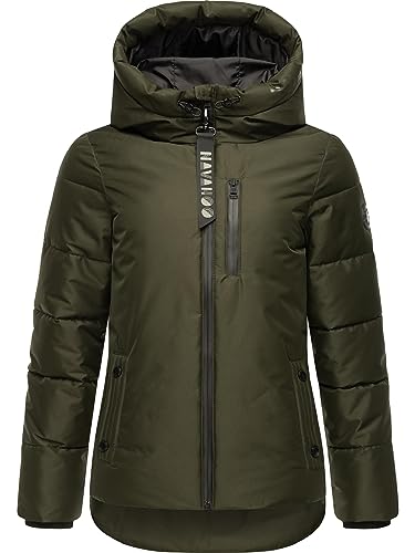 Navahoo Damen Winterjacke Steppjacke Krümelein Dark Olive Gr. M von Navahoo