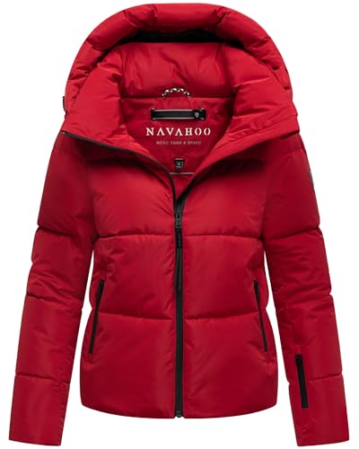 Navahoo Damen Winterjacke warme Steppjacke mit abnehmbarer Kapuze Frostherz XIV Deep Red Gr. M Navahoo Damen Winterjacke warme Steppjacke mit abnehmbarer Kapuze Frostherz XIV Deep Red Gr. M von Navahoo